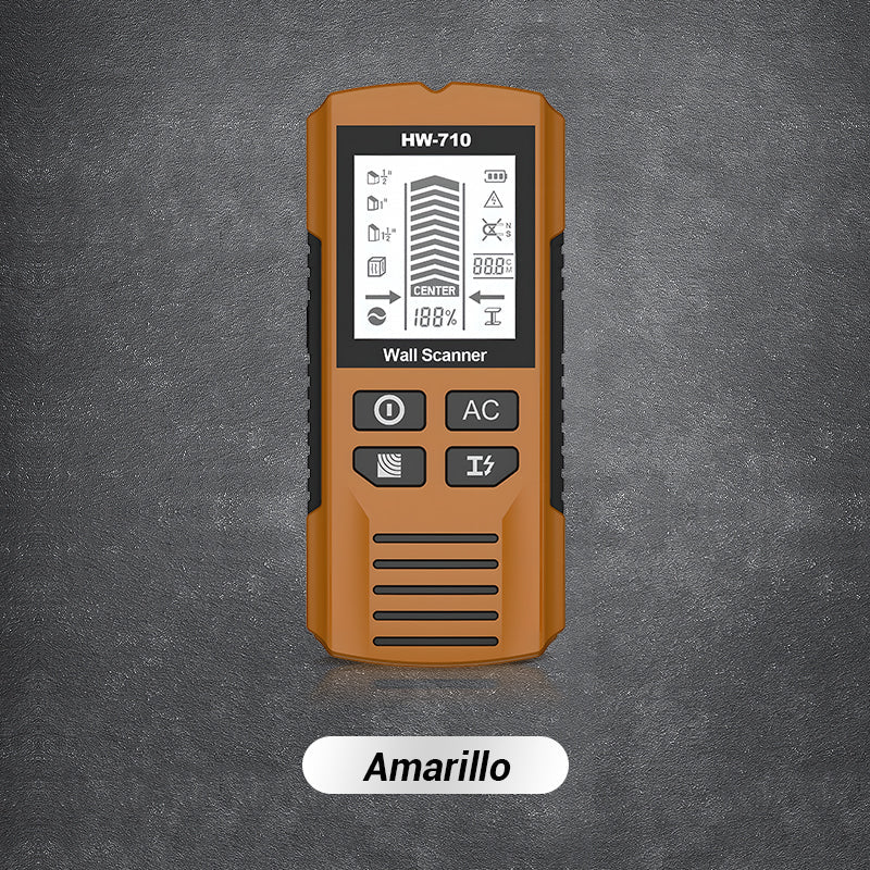Detector manual multifunción de metales y paredes